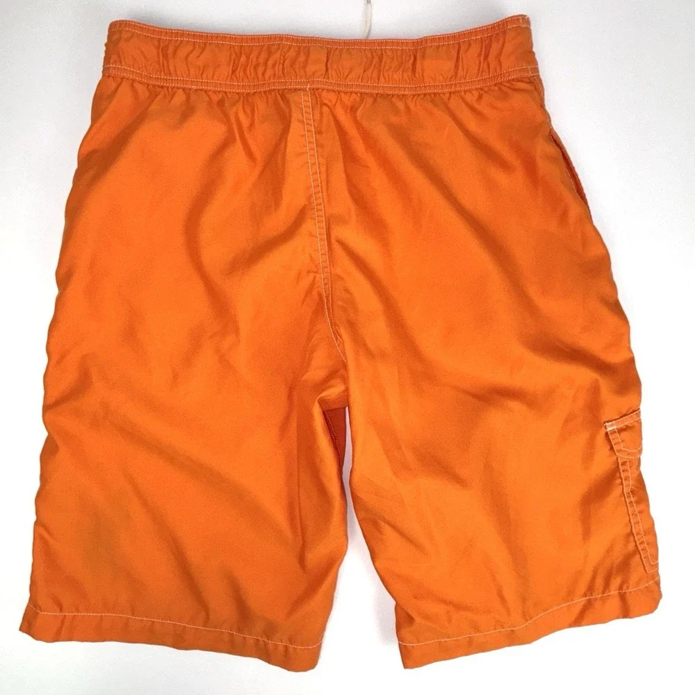 Polo Ralph Lauren Big Pony Orange Swim Trunks Board Shorts XL 18-20 Boys 28 Mens